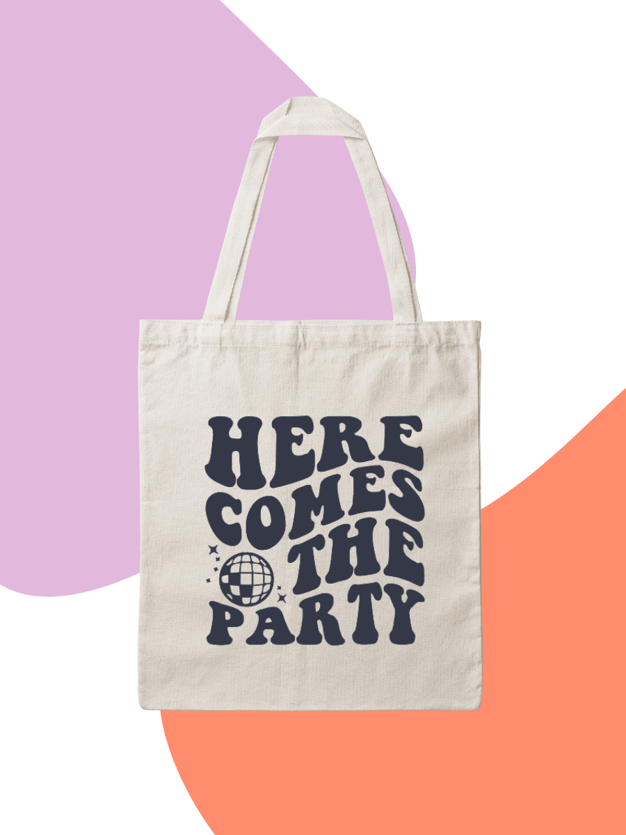 Totebag Here Comes the Party